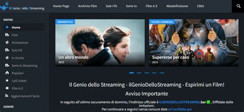 genio dello streaming streaming.